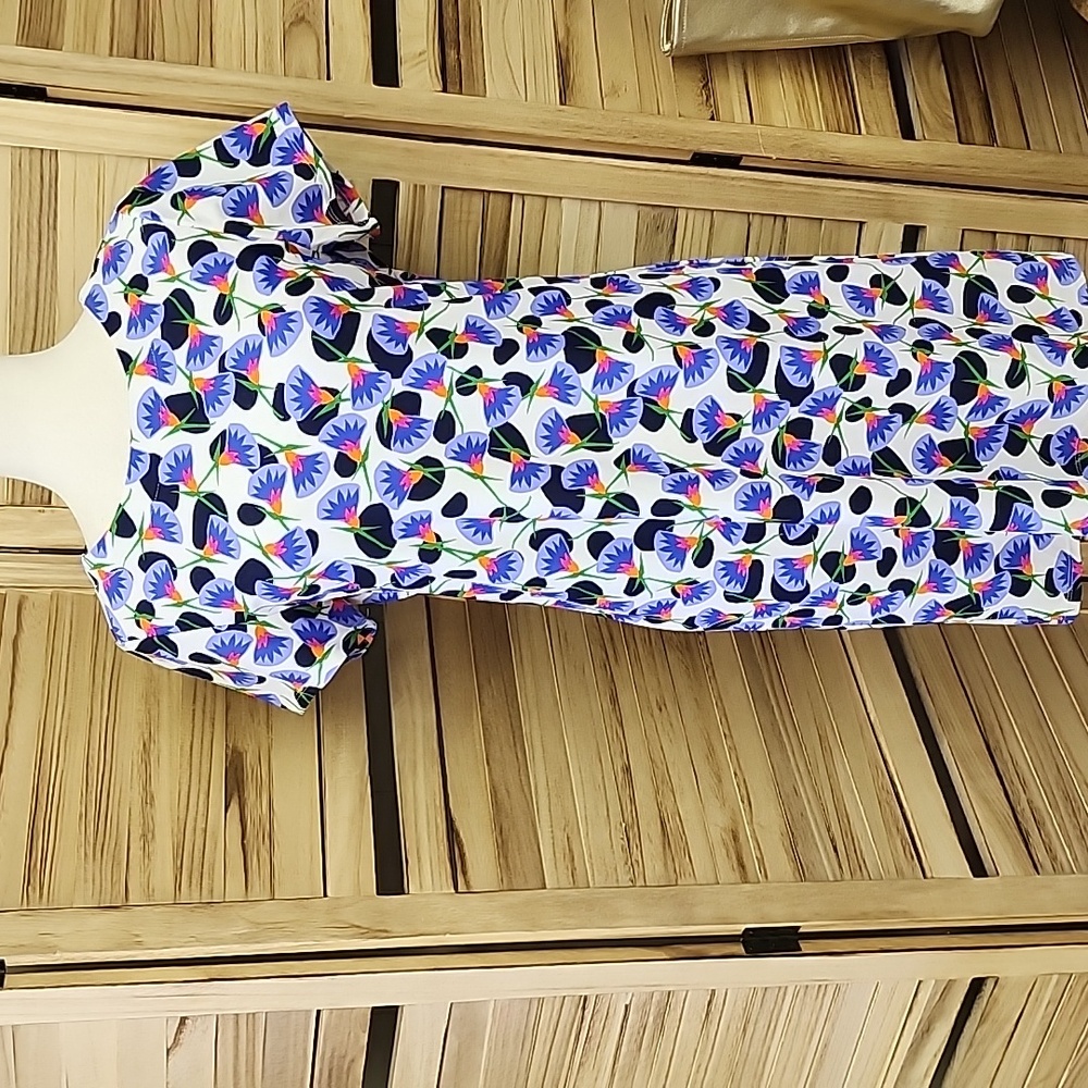 JUDE CONNALLY Stretchy Active Ella Dress, Jude Cloth, Dancing Lillies Small